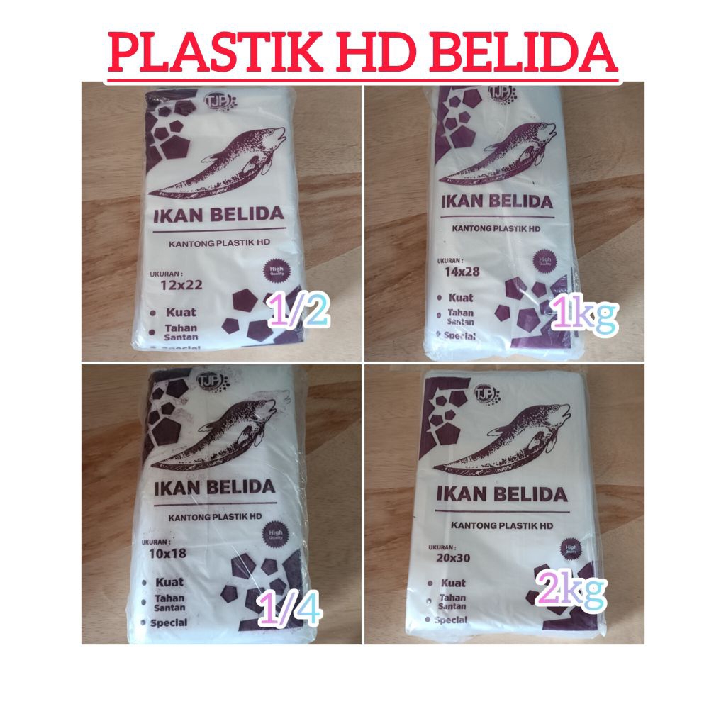 plastik hd belida/plastik belida murah/plastik gula murah