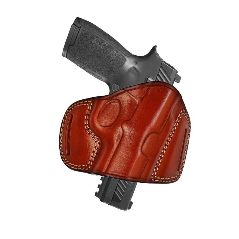 Leather Sporty Holster Fits Glock 17, 19, 21, 26, 27, 30, 42, 43, 43X