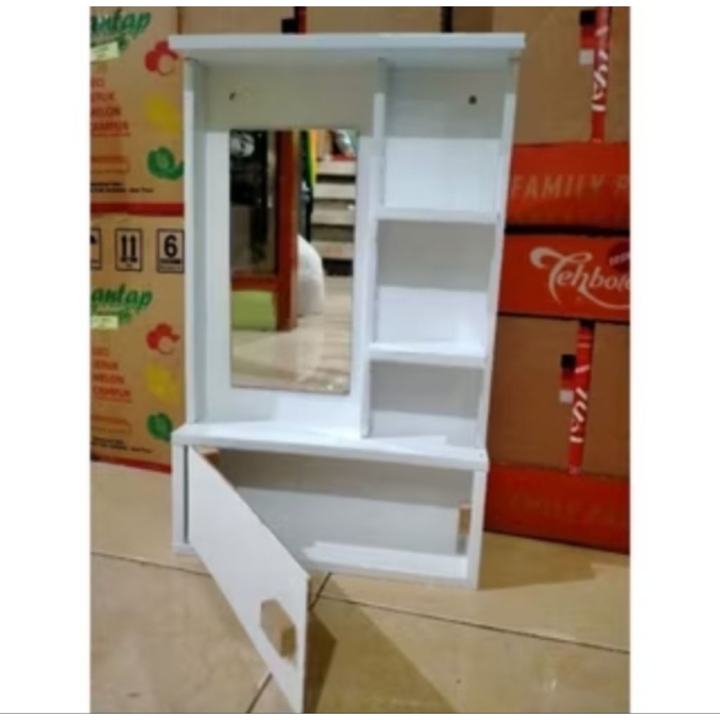 Cermin Rias Dinding Minimalis/Cermin rias estetik/Cermin Rias Tempel Serbaguna