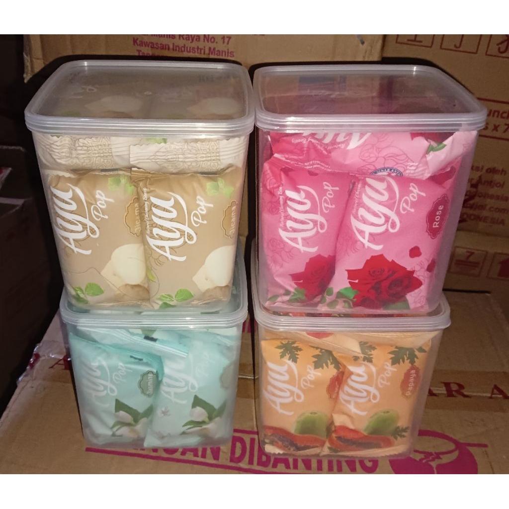 sabun ayu pop 65gr gratis snack box