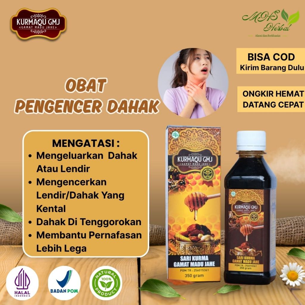 Obat Pengencer Dahak, Gurah Lendir, Mengeluarkan Lendir Kental Di Tenggorokan, Dahak Susah Keluar De