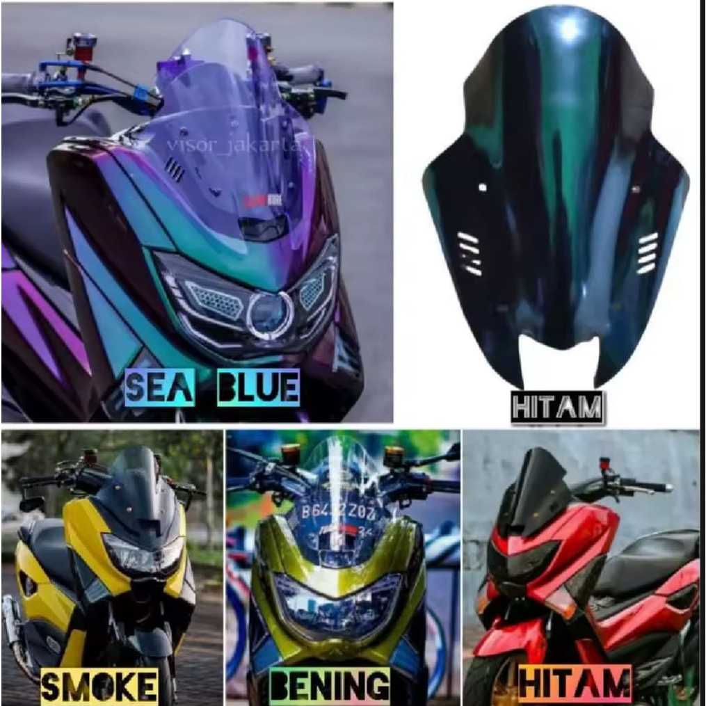 VISOR JENONG NMAX NEW/OLD WINDSHIELD JENONG V2 NMAX NEW/OLD GANTENG