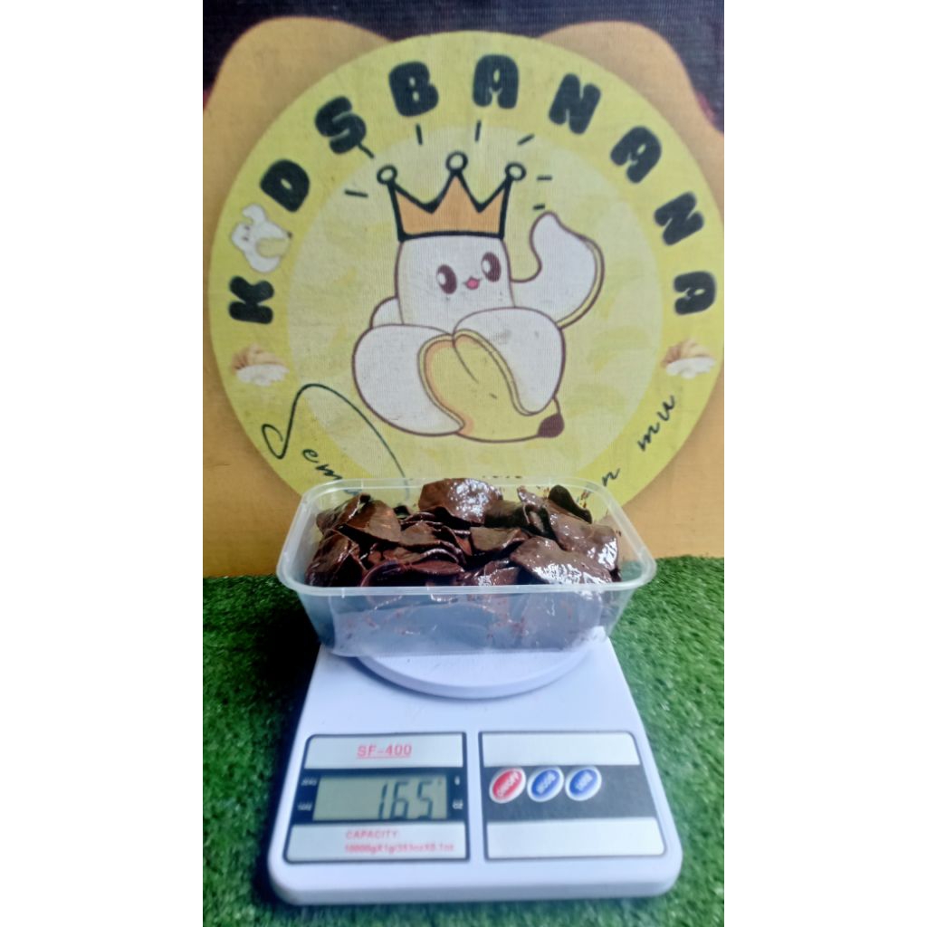 Keripik pisang coklat lumer/kripik pisang lumer - Box 500ml