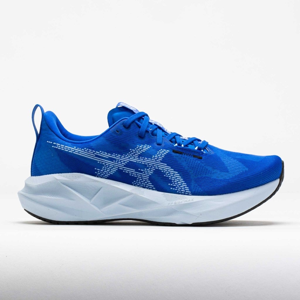 ASICS NOVABLAST 5 RUNNING SHOES MEN'S - ILLUSION BLUE/LIGHT BLUE 
