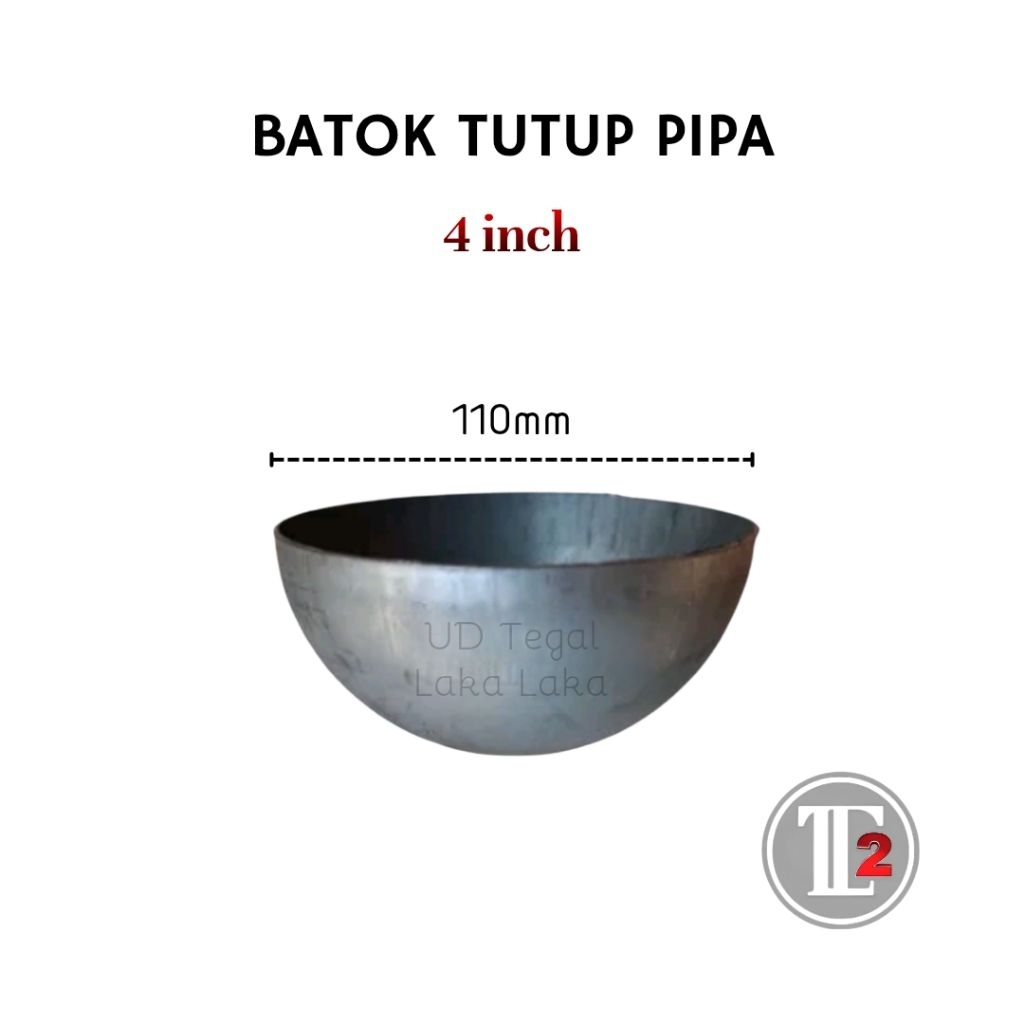 Batok Tutup Pipa 4 inch