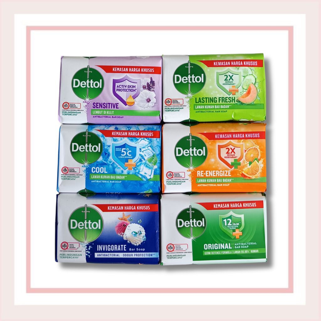 DETTOL 100 gram SABUN BATANG Dettol 100gr Sabun Mandi Dettol Besar