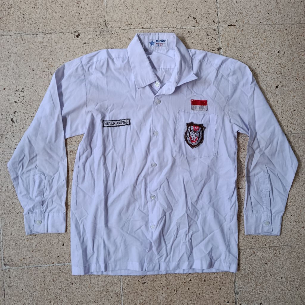 PL baju sekolah SD merk m-260 / strike 42