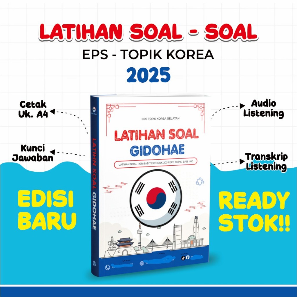 Gidohae TRYOUT EPS TOPIK GIDOHAE Latihan Per Bab Textbook 2024 Korea Selatan BAB 1-60