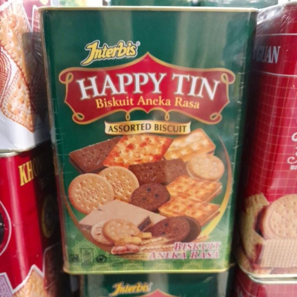 Interbis Assorted Biskuit Aneka Rasa Kaleng 700gr