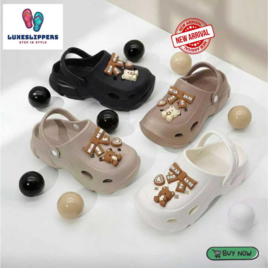 Sandal baim wanita dewasa boneka pita kekinian slop