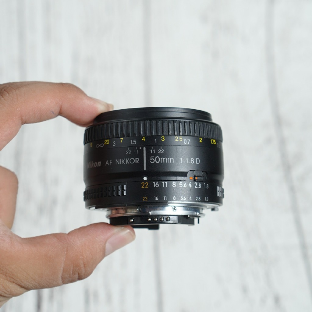 Lensa Fix Nikon Manual 50 MM F 1.8