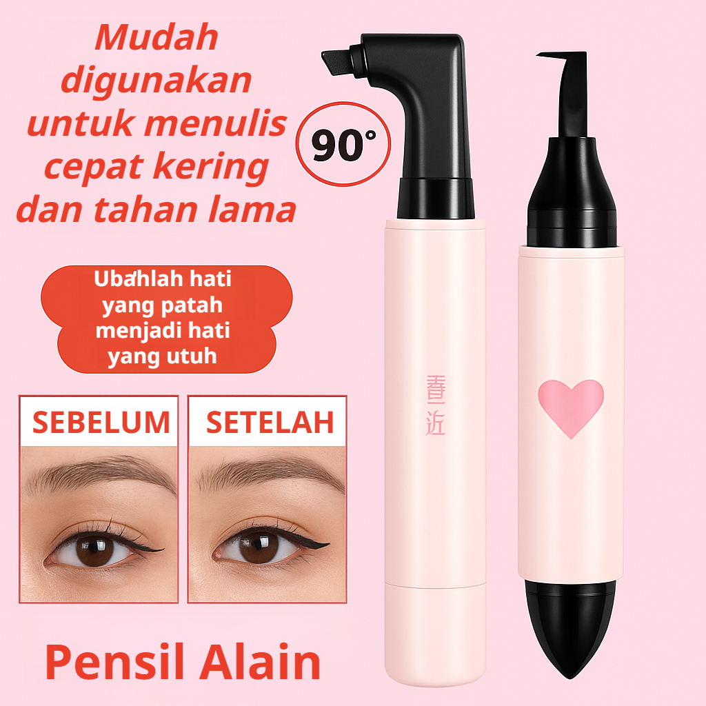 Gambar Eyeliner dengan Mudah dalam Satu Detik/Pensil Eyeliner dengan Cap Terintegrasi/Eyeliner Cair 