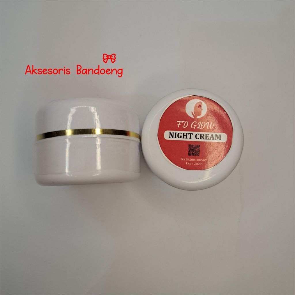 fd glow cream siang & malam