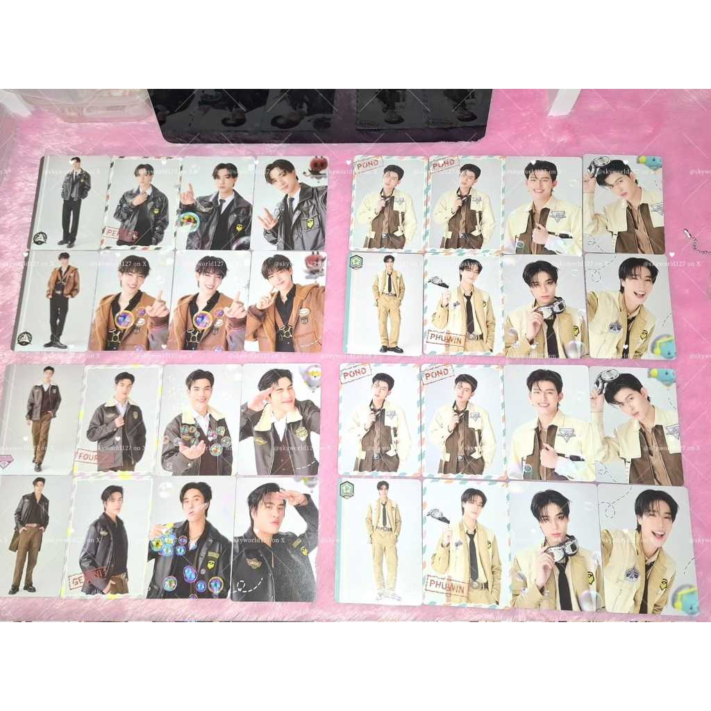[BACA DESKRIPSI] OFFICIAL GMMTV LOL COUPLE SET CC COLLECTIBLE CARD PERTH SANTA GEMINI FOURTH POND PH