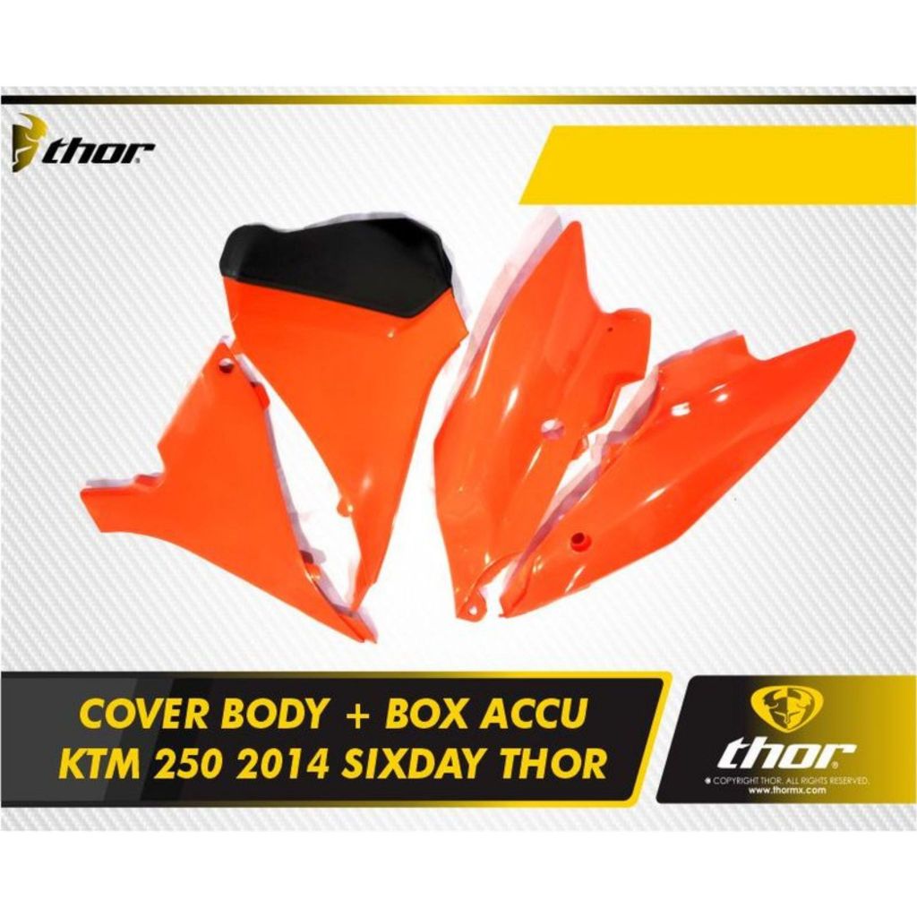 Cover Body Belakang Plus Box Accu Ktm 250 2014 Thor