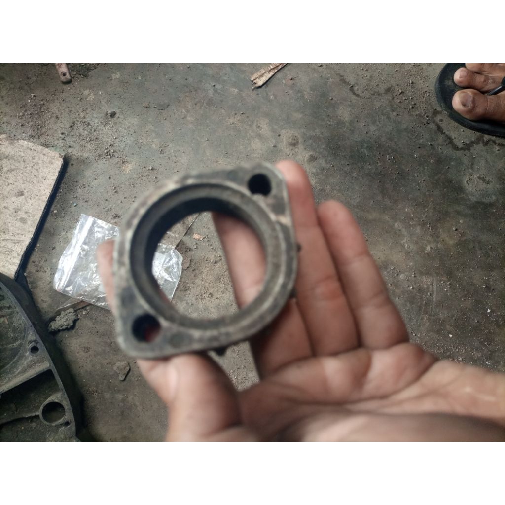 cincin ring knalpot dudukan lobang ekhaust Kawasaki Binter GTO kh g7