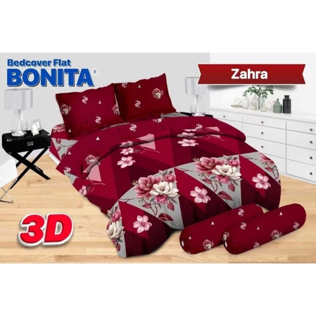 Bedcover Bonita 180x200 bed cover set new motif bonita terlaris