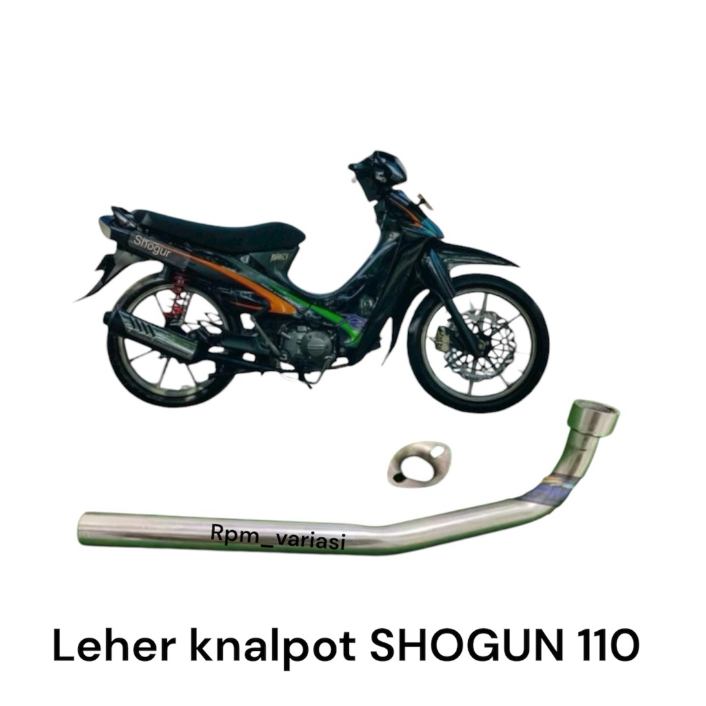 leheran knalpot standart ori suzuki shogun 110 pengganti yang bocor atau keropos