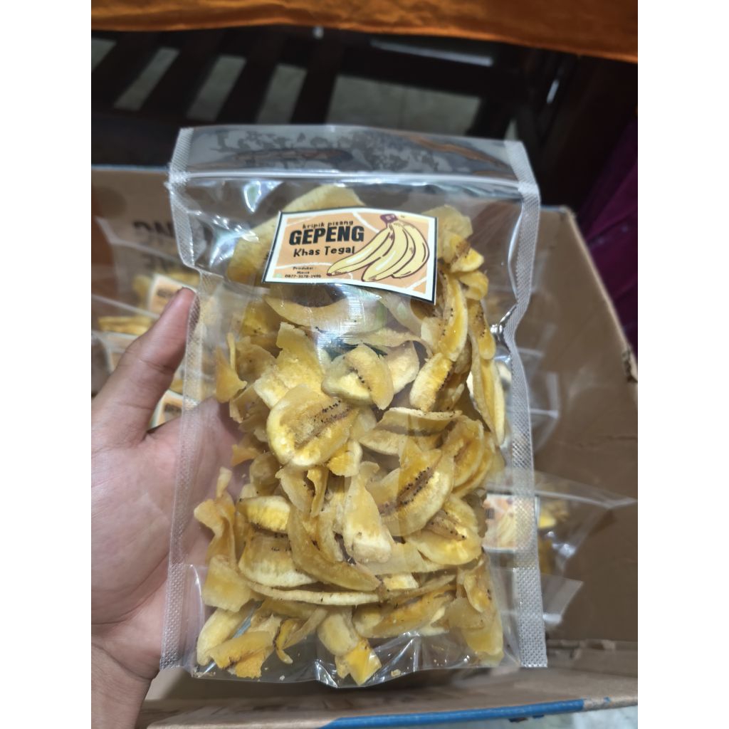kripik pisang gurih