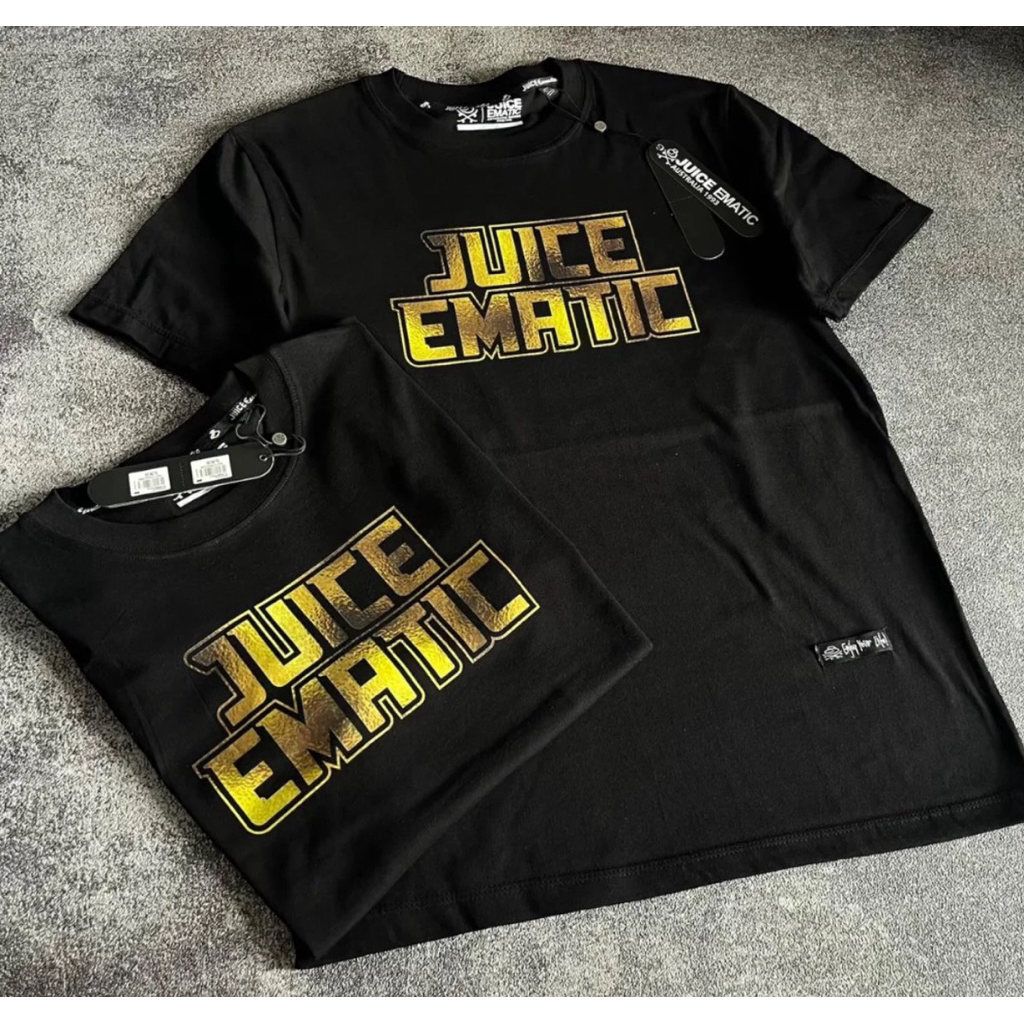 (FREE PAPPER BAG) TSHIRT JUICE EMATIC PREMIUM KAOS JUICE EMATIC MIROR 1:1