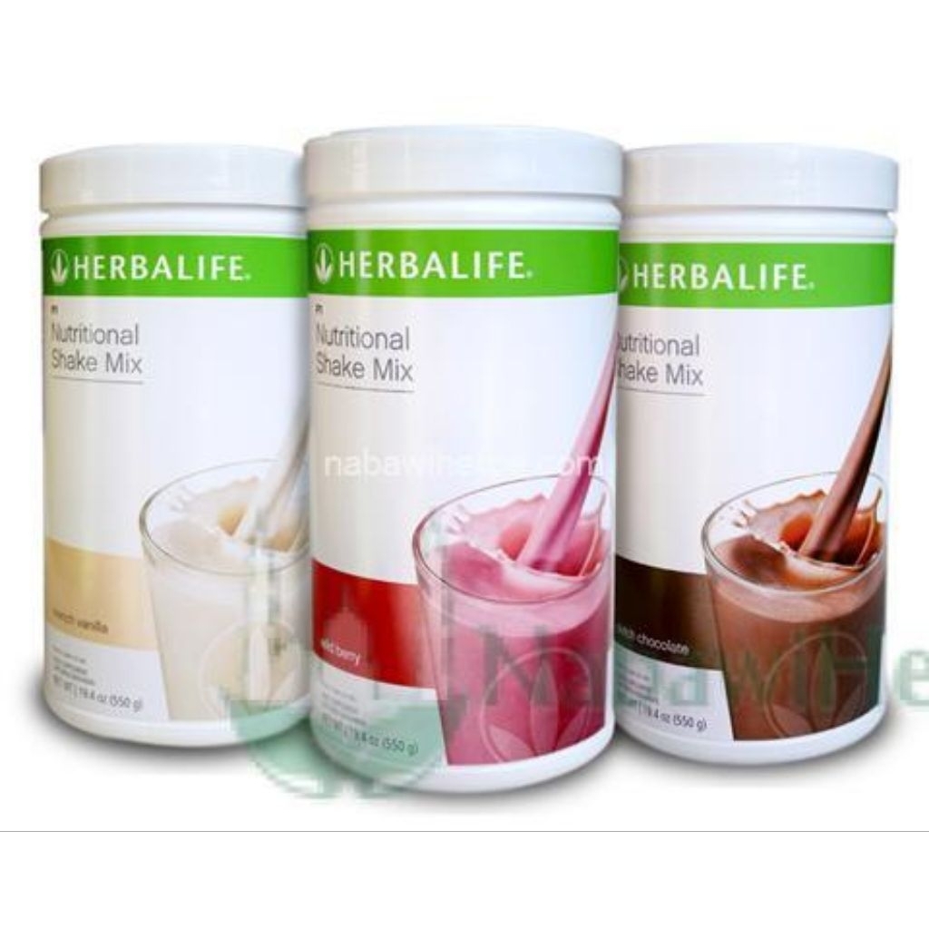 Herbalife Shake Mix 550g - Nutrisi Lengkap, Rasa Vanilla & Coklat