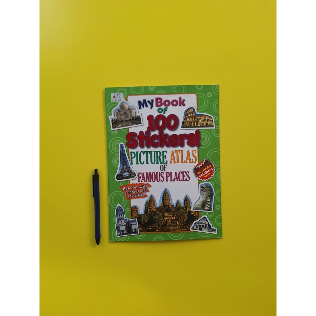 My Book of 100 stickersPicture atlas of famous Places