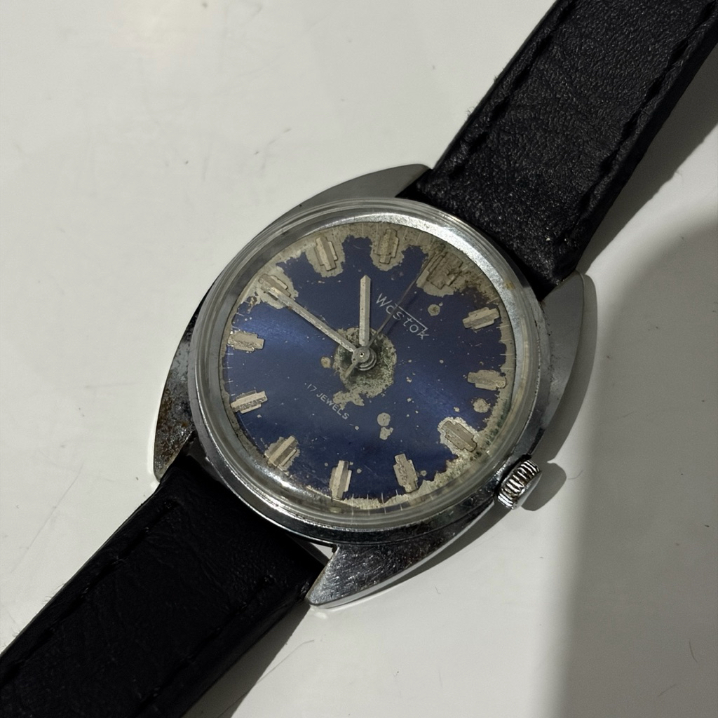 JAM TANGAN WOSTOK MADE IN USSR NOT VOSTOK BOCTOH VINTAGE MANUAL WINDING RUSSIAN WATCH