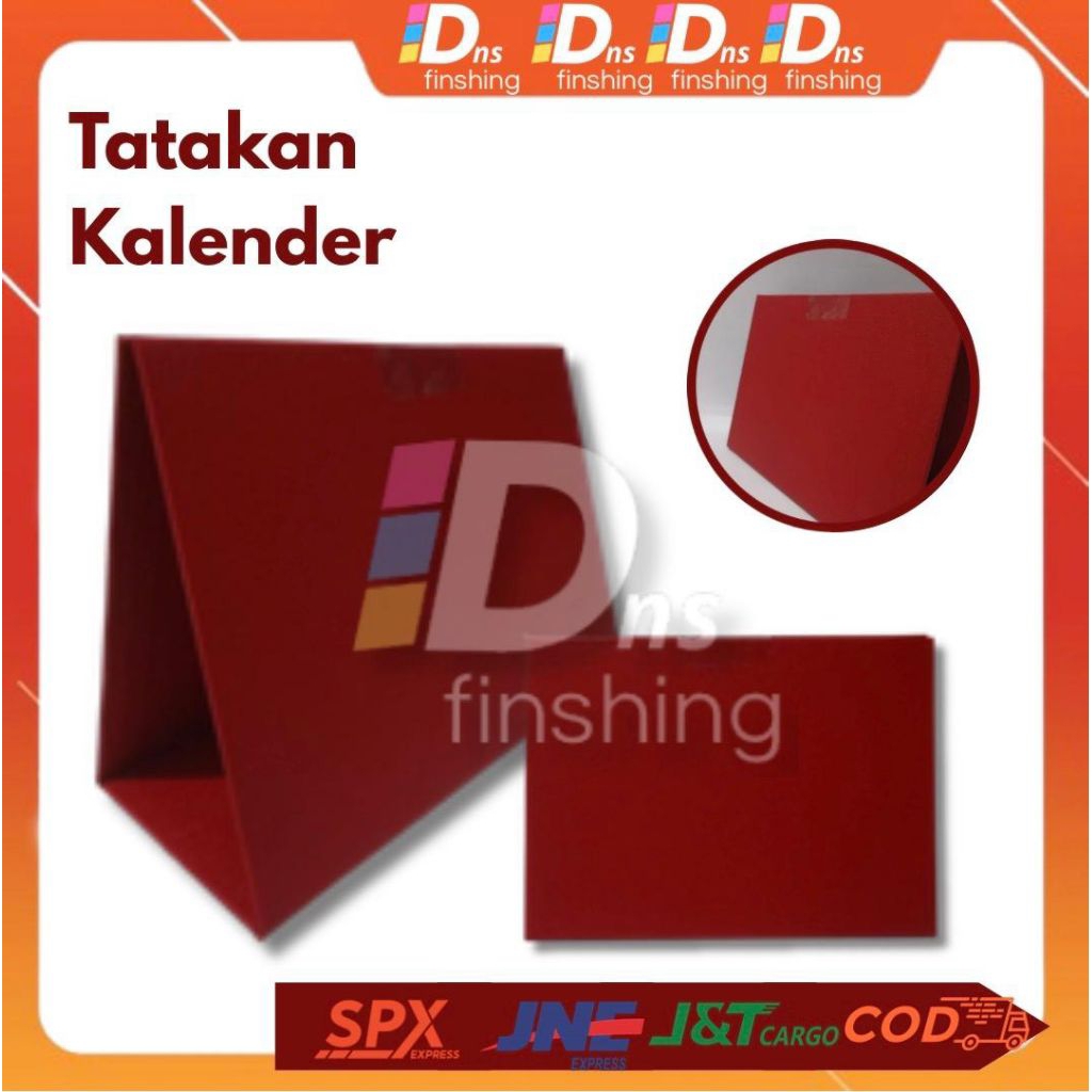 Dudukan Kalender Meja A5 Tatakan Kalender Meja A5 Landscape Lapis Linen Murah