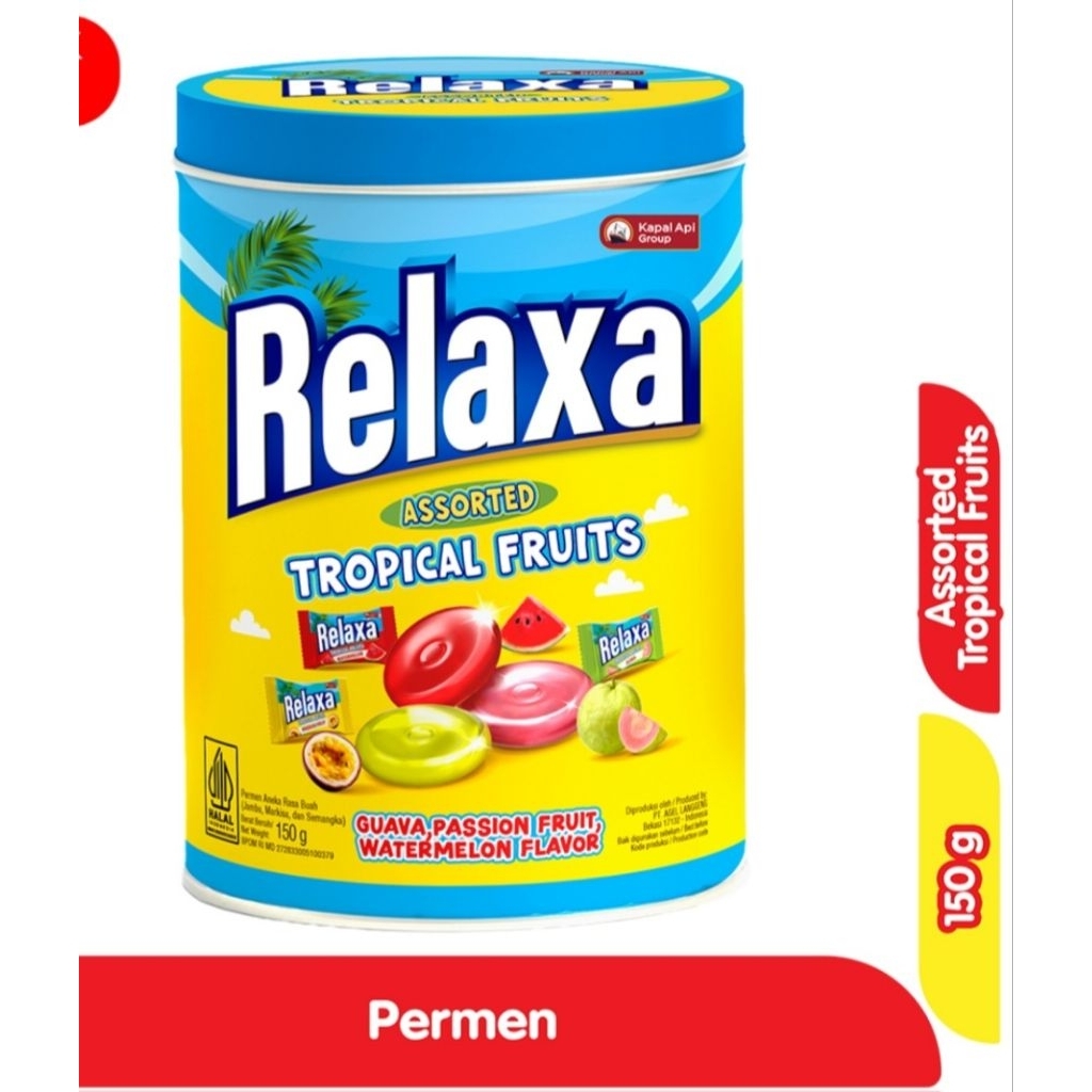 Relaxa Permen Wangi Assorted Tropical Fruit 150g