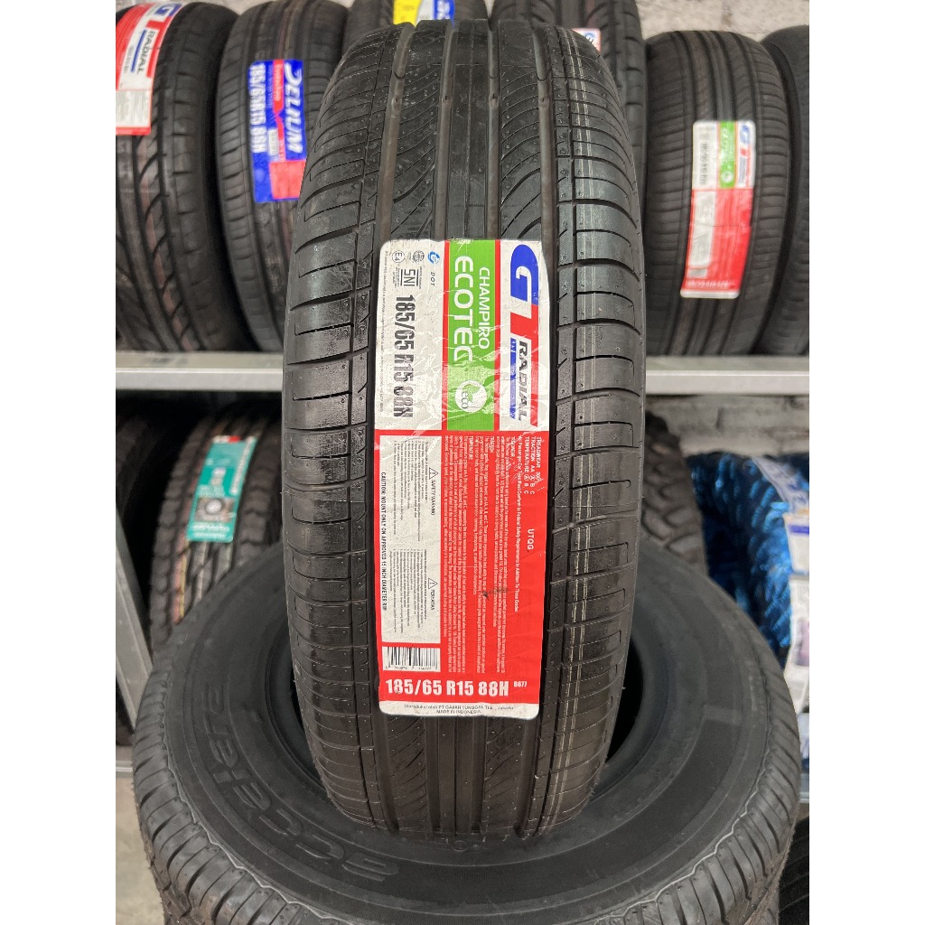 Ban Mobil GT Radial Champiro Ecotec 185/65 R15 cocok untuk Avanza, Veloz, Xenia, Ertiga, Mobilio, Gr