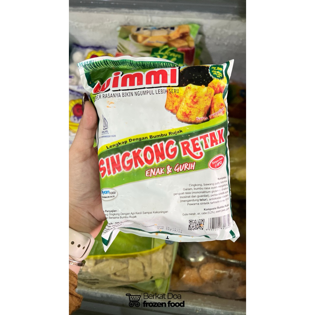 Singkong Goreng Retak Wimmi 500 gr