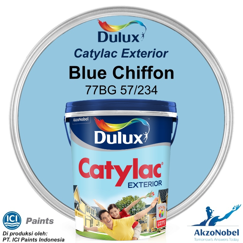 CAT DULUX CATYLAC EXTERIOR 5 KG - BLUE CHIFFON 77BG 57/234
