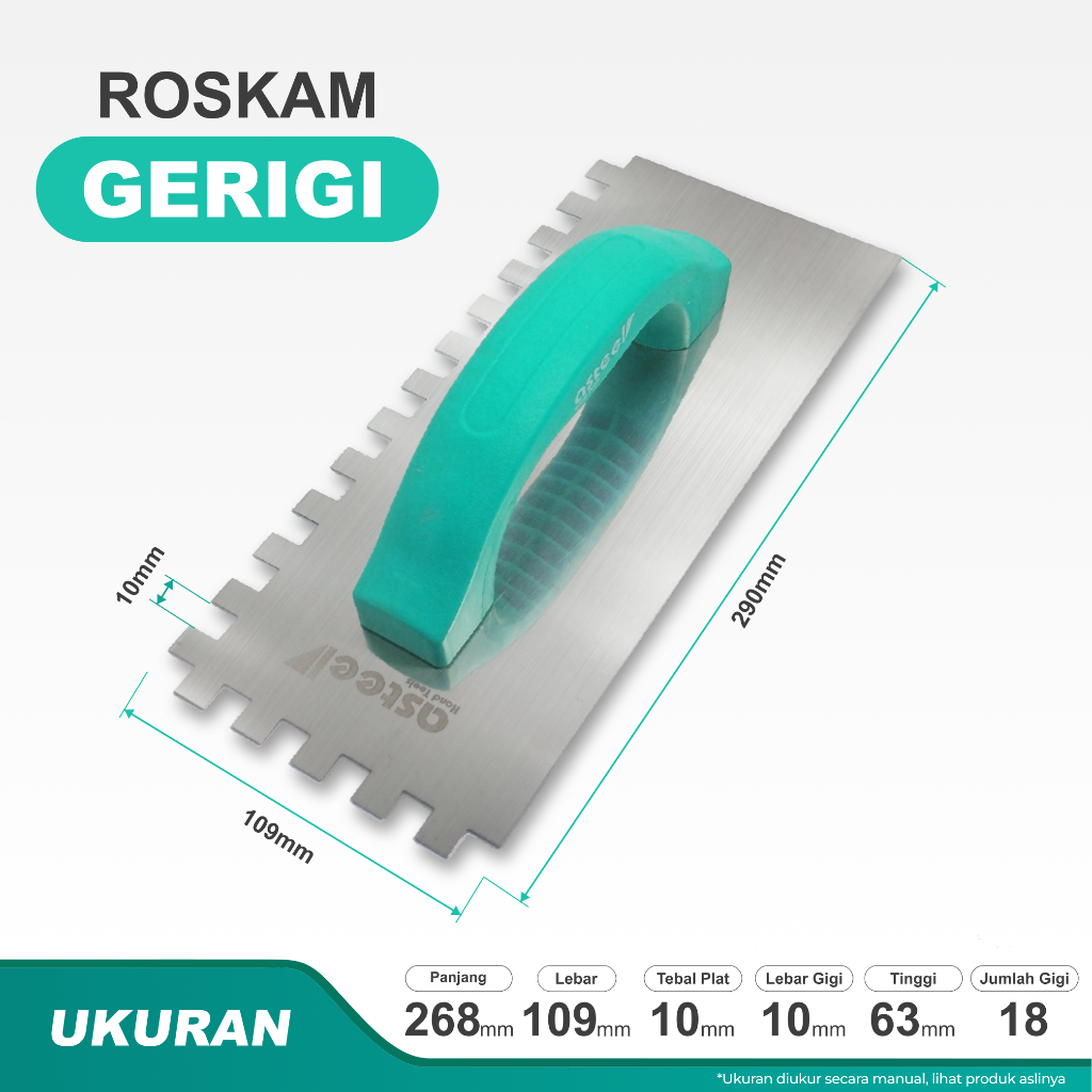 Roskam Gerigi Raskam Acian Alat Pasang Keramik Granit Lantai Dinding berkualitas / Roskam Keramik