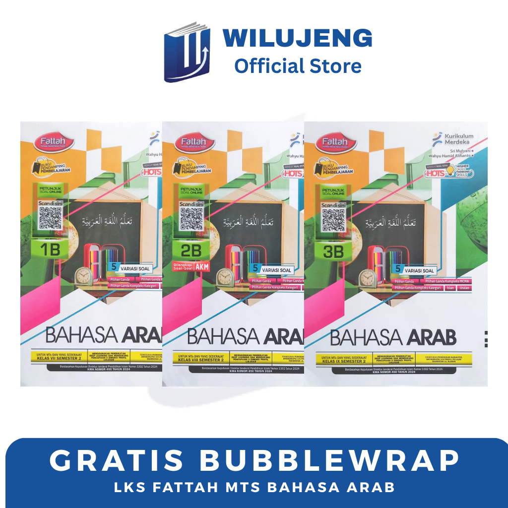 LKS Fattah Bahasa Arab Kelas 7 8 9 Semester Ganjil & Genap SMP MTS Putra Nugraha