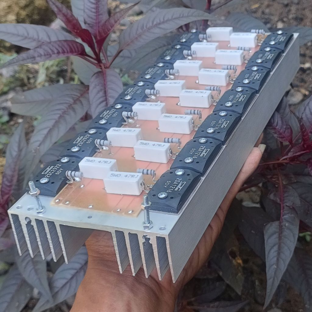 pendingin plus final Sanken original Japan 2 SA 1216/2 SC 2922 5 DY  7 set final hs 1 u tebal 4 mm p