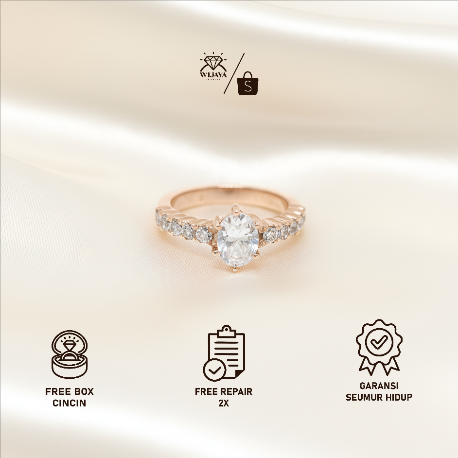 SINGLE RING CUSTOM BAHAN PERAK