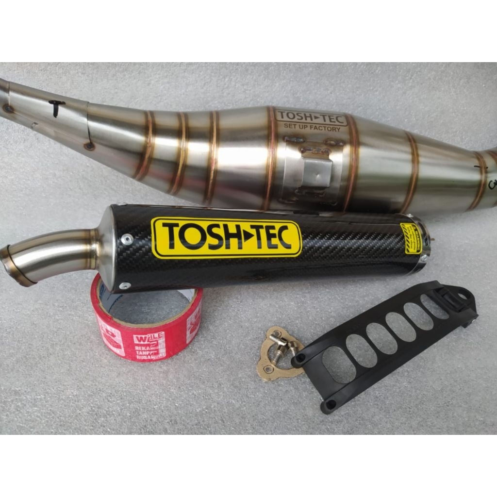 Knalpot NINJA 2 tak TOSHTEC