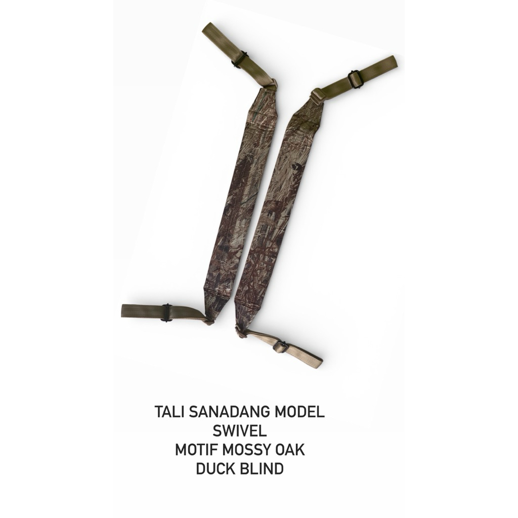 Tali Sandang Model Swivel/Motif Camo Duck Blind/Tali Senapan/ Tali Sandang Camo/SINAI ARMY