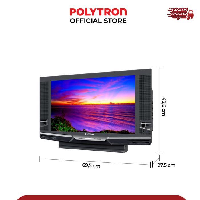 POLYTRON DIGITAL TV 24" PLD 24V223 TV DIGITAL Tabung  USB MOVIE