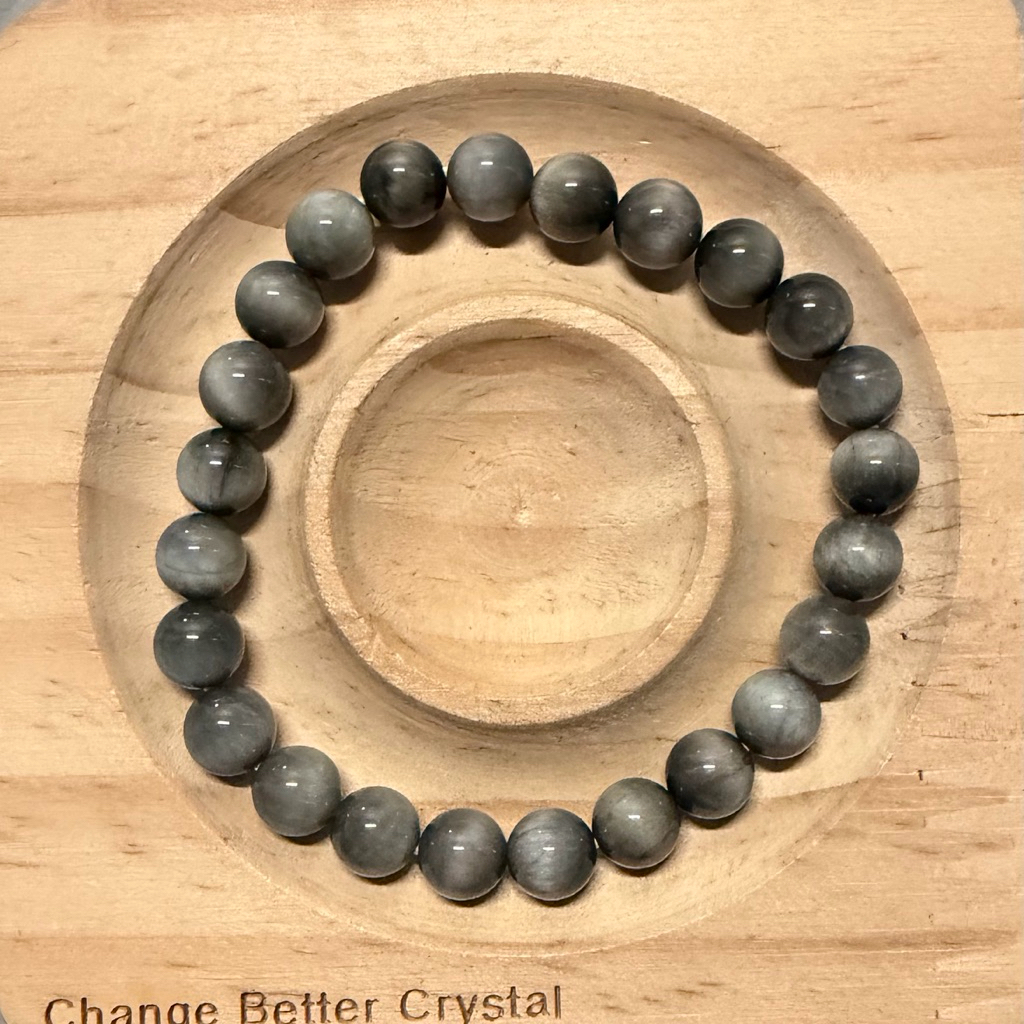 Gelang Batu Alam Natural Eagle Eye / hawk Eye 7A Top grade HQ