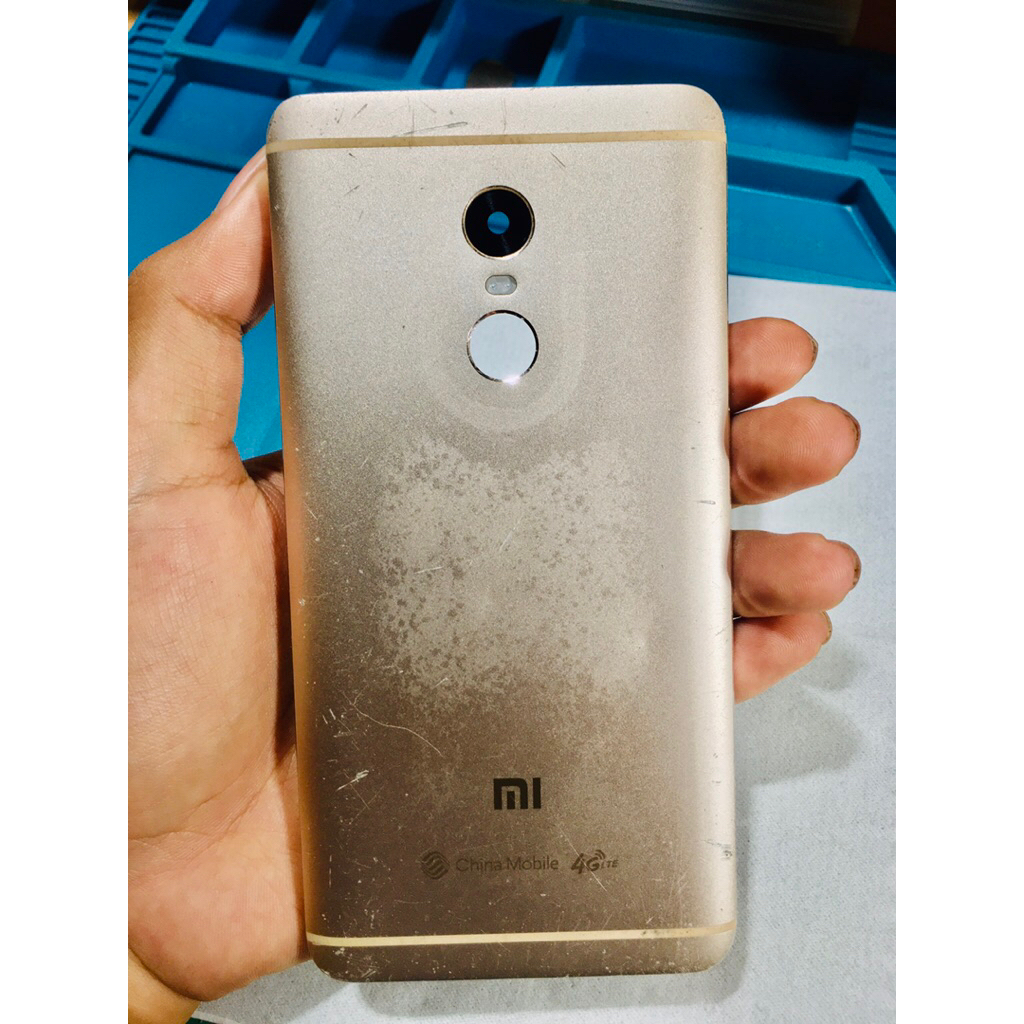BACKDOOR CASING TUTUP BELAKANG HOUSING REDMI NOTE 4 MEDIATEK ORIGINAL COPOTAN