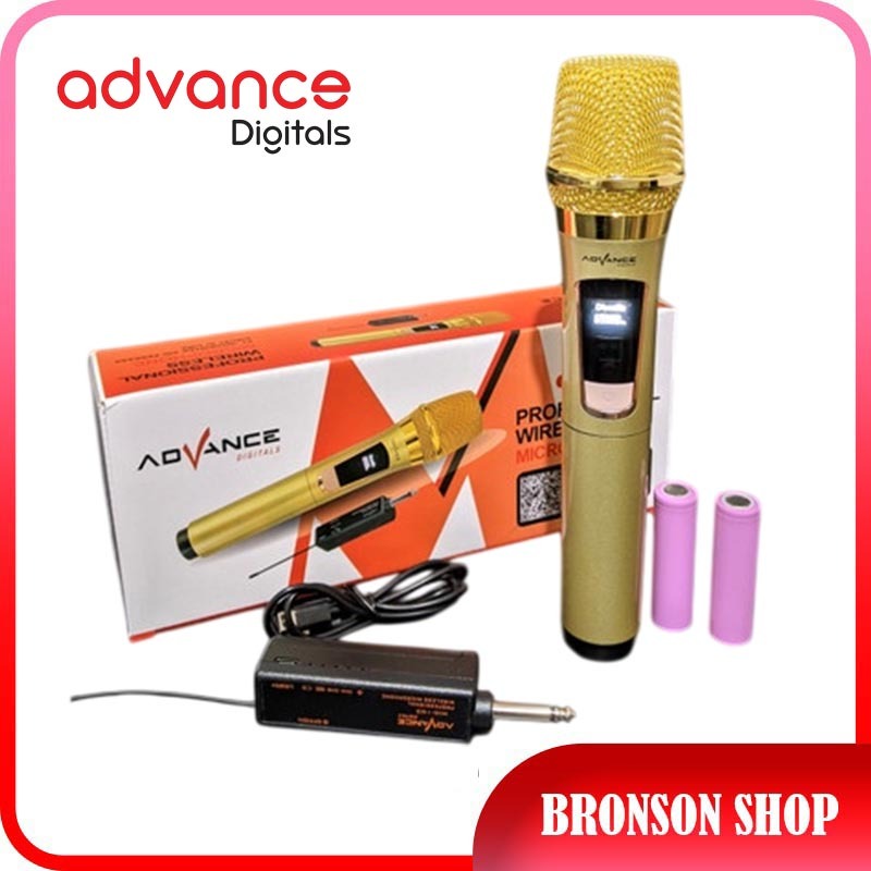 Microphone Advance 103 Profesional Mic Wireless Single Advance 103