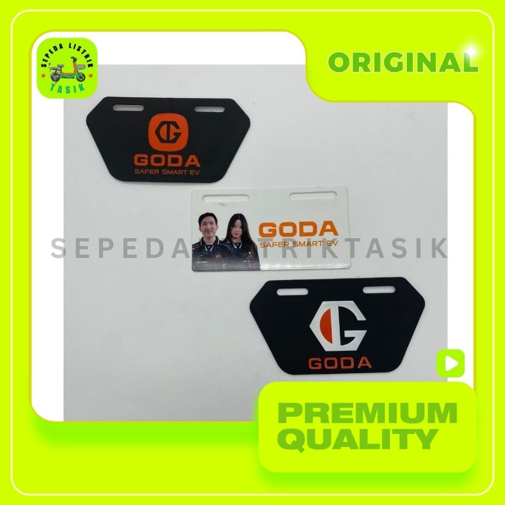 Plat Merk Goda / Aksessoris Sepeda Listrik Goda (selis298) Dikirim Random