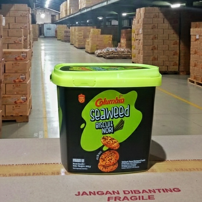 2 Pcs Columbia Biskuit Timba Segi Seaweed Nori 300gr