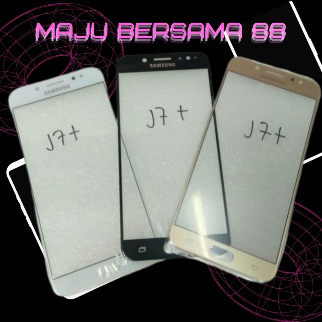 KACA LCD / GLASS LCD + LEM OCA SAMSUNG J7PRIME / G610 ORG
