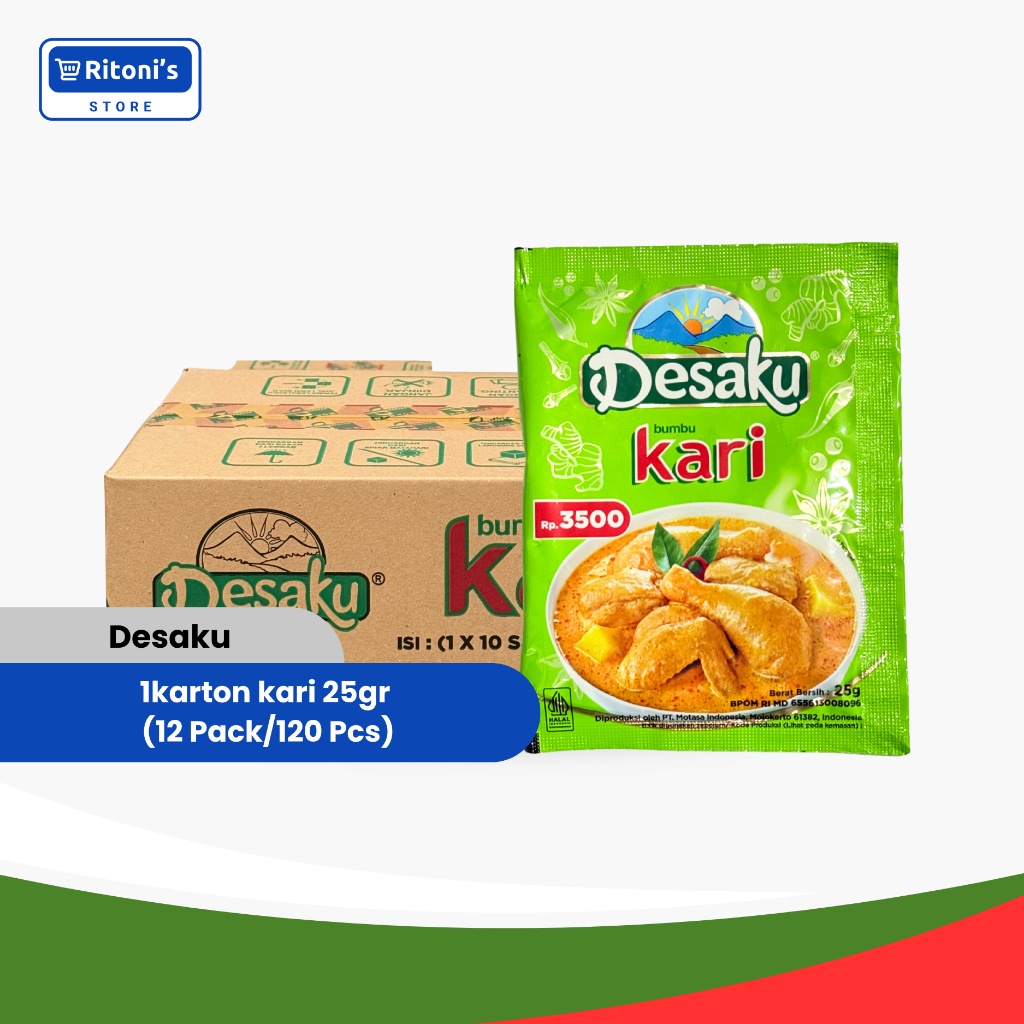 Desaku Bumbu Masak Kari 25gr (1 Karton)