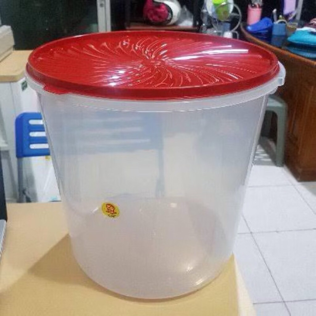 Toples Besar Jumbo Kue Kering Kerupuk Peyek Tempat Wadah Makanan Kedap Plastik 16 25 Liter