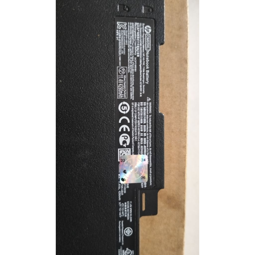 Batre Original Hp ZBook 14