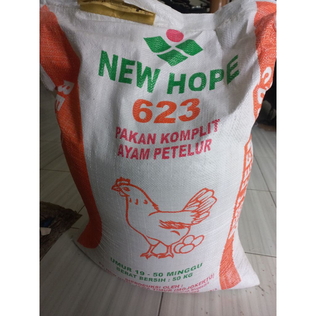 PAKAN AYAM PETELUR NEW HOPE 623 1KG | TELUR LEBIH STABIL & BERKUALITAS