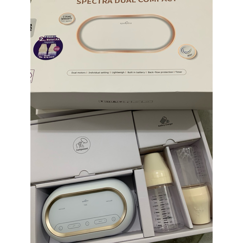 Preloved pompa asi Spectra dual compact